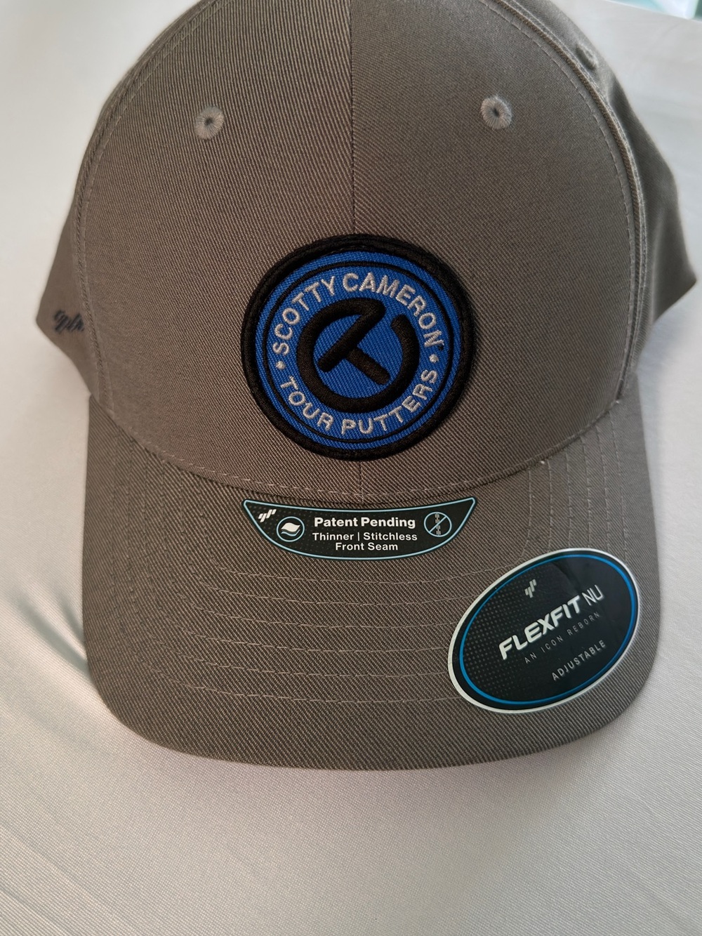 *NEW* Gray Scotty Cameron Tour Putters Studio Design Golf Adjustable Hat Grey